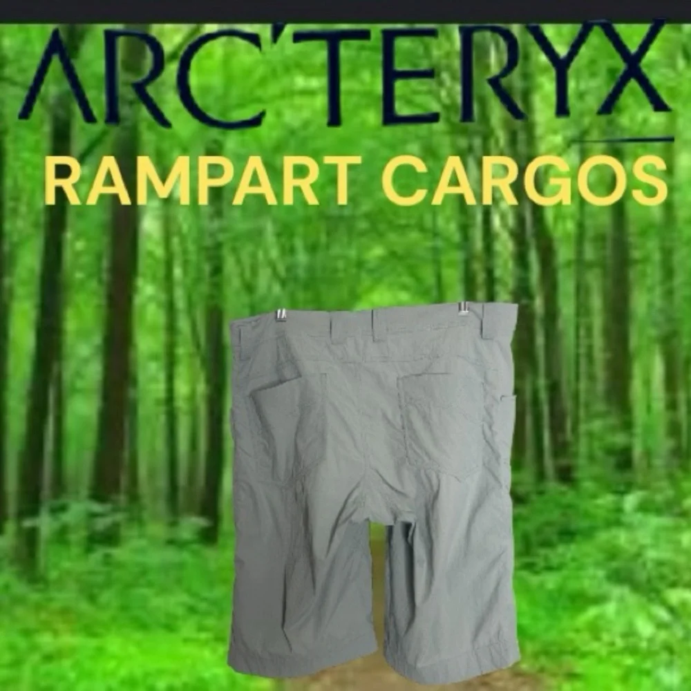 ARCTERYX MENS RAMPART LONG SZ 36 INSEAM 12 CARGO SHORTS.LIKE NEW CONDITION GREEN - Picture 5 of 13